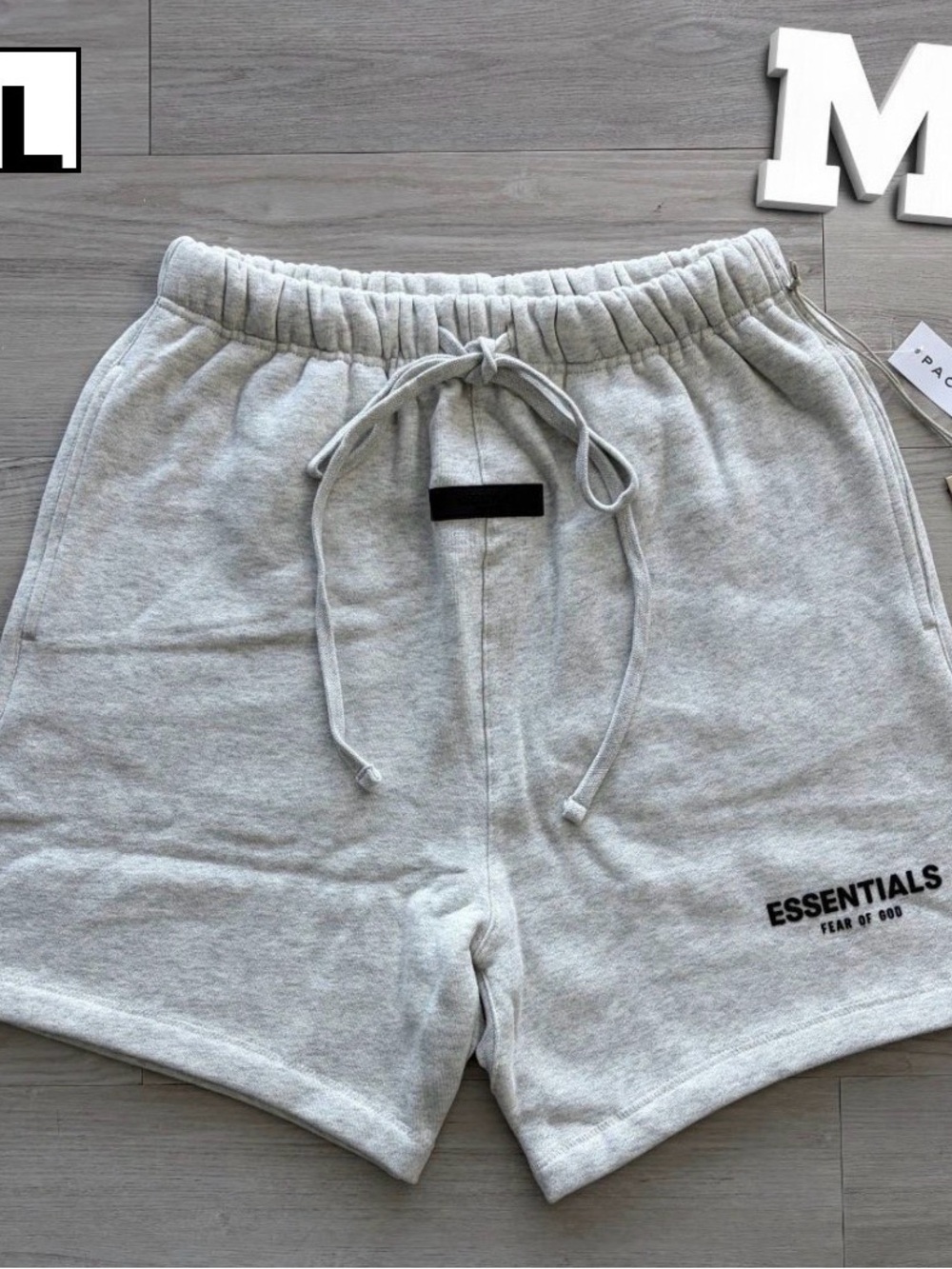 Essentials by Fear of God Men's Light Gray Sweat Shorts